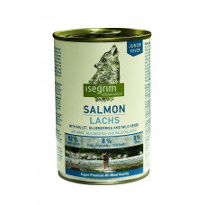 JUNIOR RIVER ЛОСОСЬ З ПШОНОМ, ЧОРНИЦЕЮ ТА ДИКИМИ ТРАВАМИ 400 Г